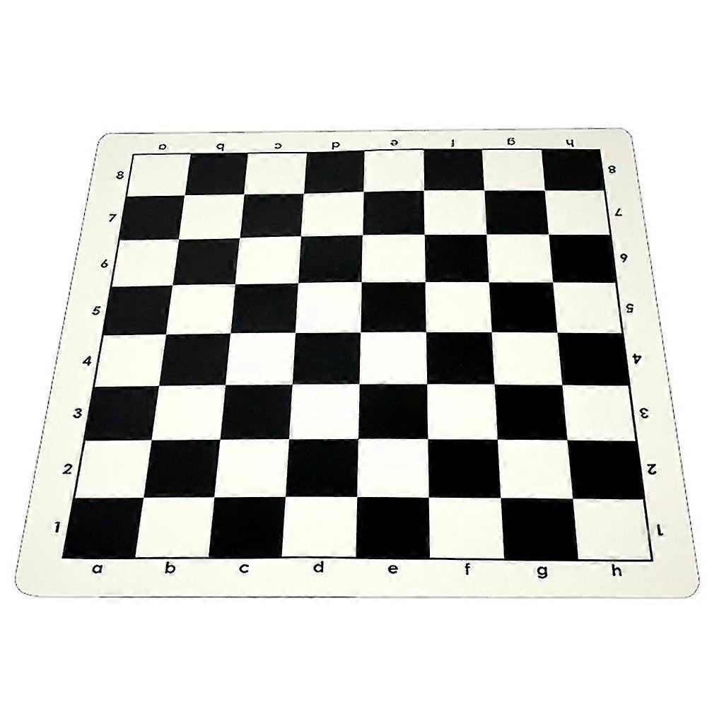 Chess Mat, Pu Leather Tournament Roll Up Chess Board Chess Rollable Chessboard