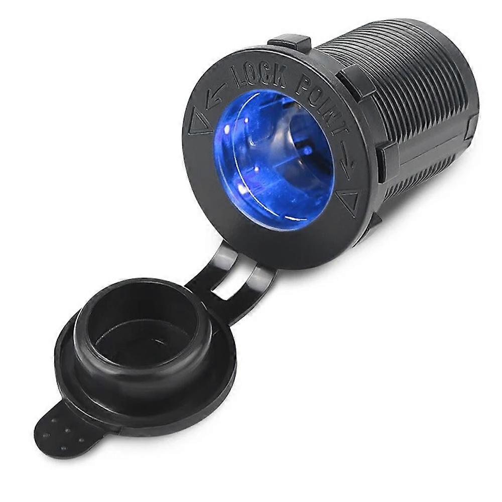 Car Cigarette lighter Socket Automobile 12V-24V Waterproof Adapte lighter Plug For Marine Boat Motorcycle Truck RV ATV Tractor