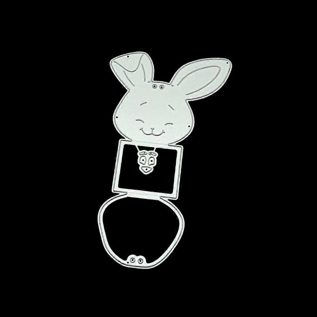 Rabbit Shaped Metal Cutting Dies Cut Stencils for Embossing Card Making
