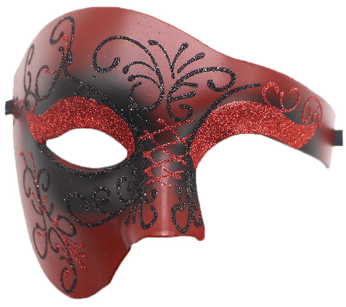 One Eyed Half Face Phantom Mask Prom Party Props