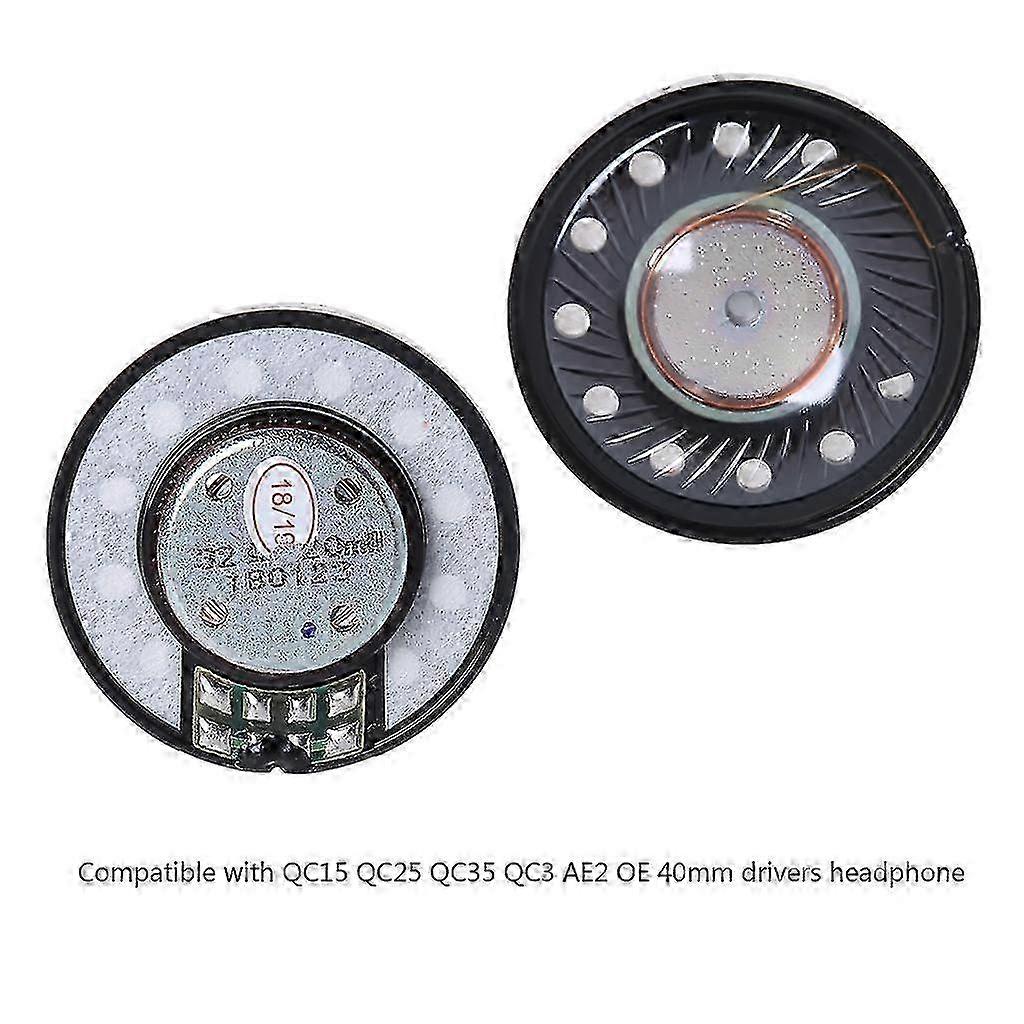 Professional Headphone Speaker Unit Part 40mm Drivers Redplacement For Qc15 Qc25