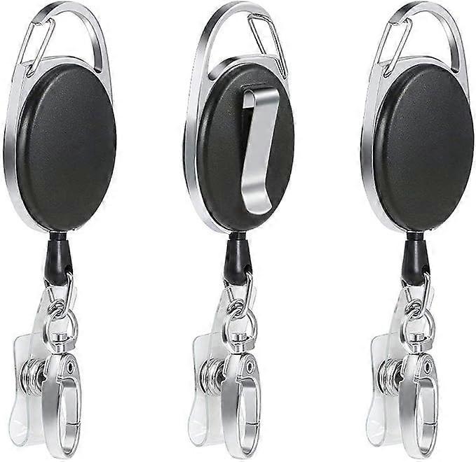 1pcs,Yoyo Keychain - Retractable Reel 68.5cm Length with Reinforced Spring and Strong Cord, for ID Cards with Belt Clip Keyring and Cinch Hook
