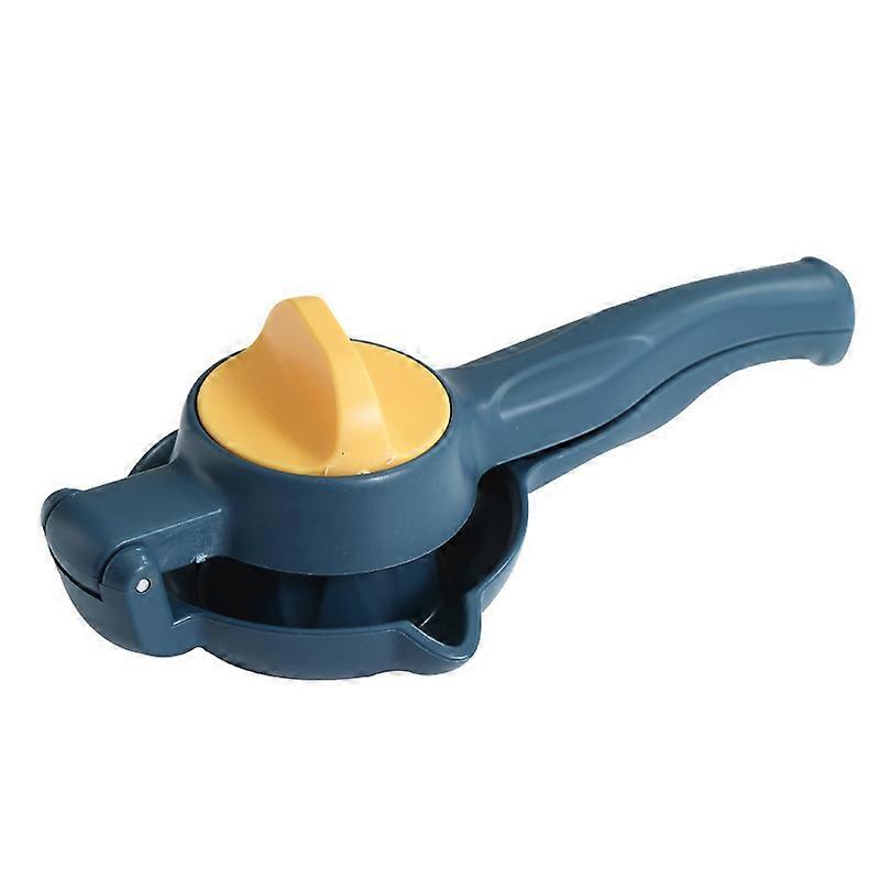 Spremiagrumi manuale (blu), spremiagrumi portatile, estrattore di succo di lime, spremiagrumi per lime, pompelmo arancia limone, spremiagrumi più efficiente