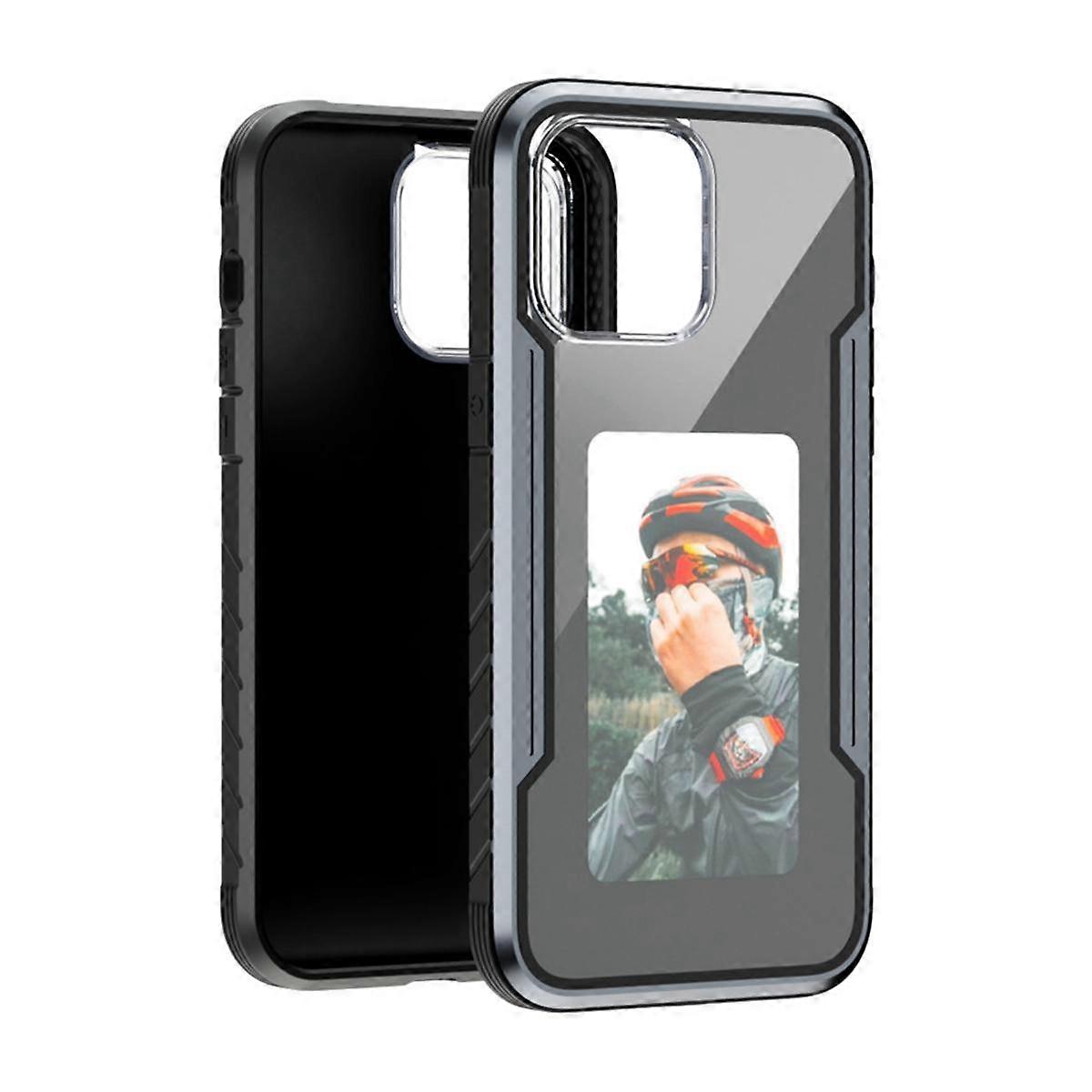 Smart NFC EInk Screen DIY Phone Case Custom Refesh Screen Display Mobile Phone Case Cover for IPhon