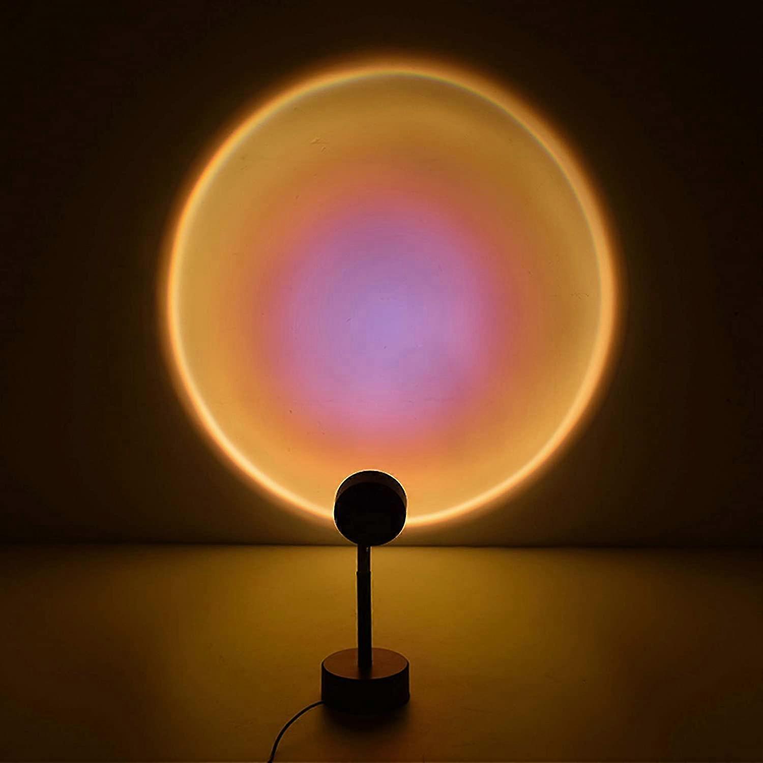 180 Degree Rotation Sunset Lamp,romantic Visual Sunset Projection Lamp,with Usb