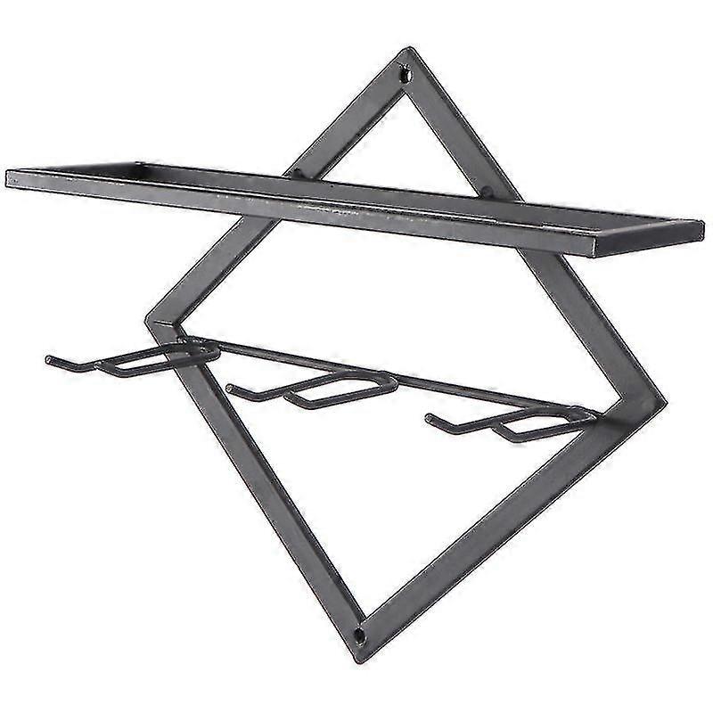 1pc Red Wine Beer Storage Rack Counter Display Rack Creative Iron Art Cups Rack