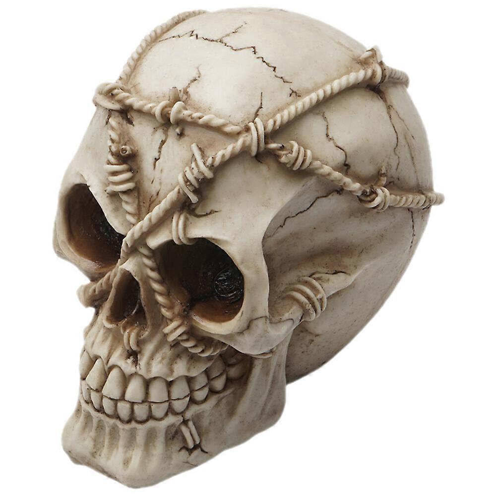 Skull Model Artificial Skull Ornament Resin Skull Model Halloween Party Skull Decoration Photo Prop