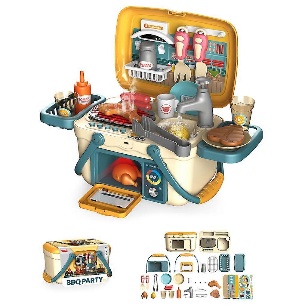 プレイハウスショッピングバスケットペット犬のケア玩具シミュレーションTのためのキッチンメイクアップツール