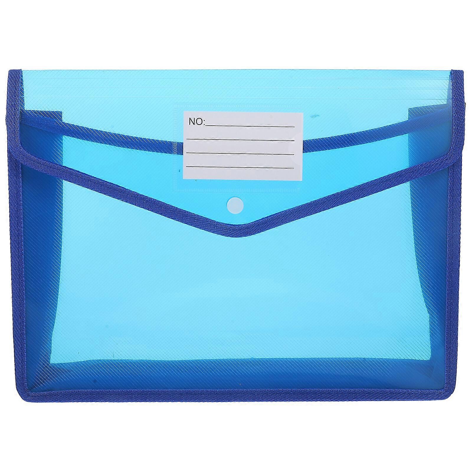 2Pcs Document Bag File Bags Office Large Capacity File Wallet File Organizer Office Supply