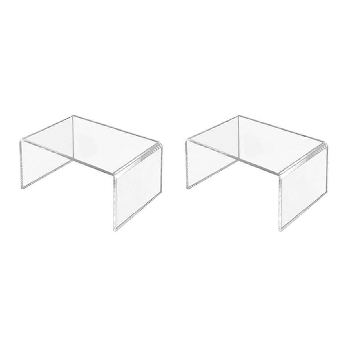 Acrylic Transparent U-Shaped Storage Rack Acrylic Shoe Rack Divider Desktop Cosmetics Display Rack B