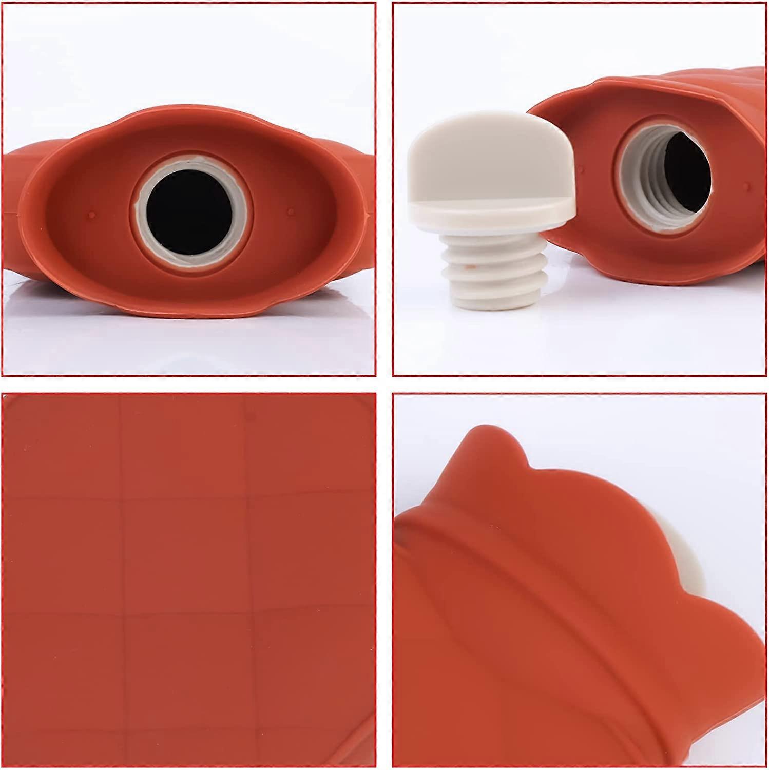 Silikon varmvattenflaska - för smärtlindring, Mini med lock