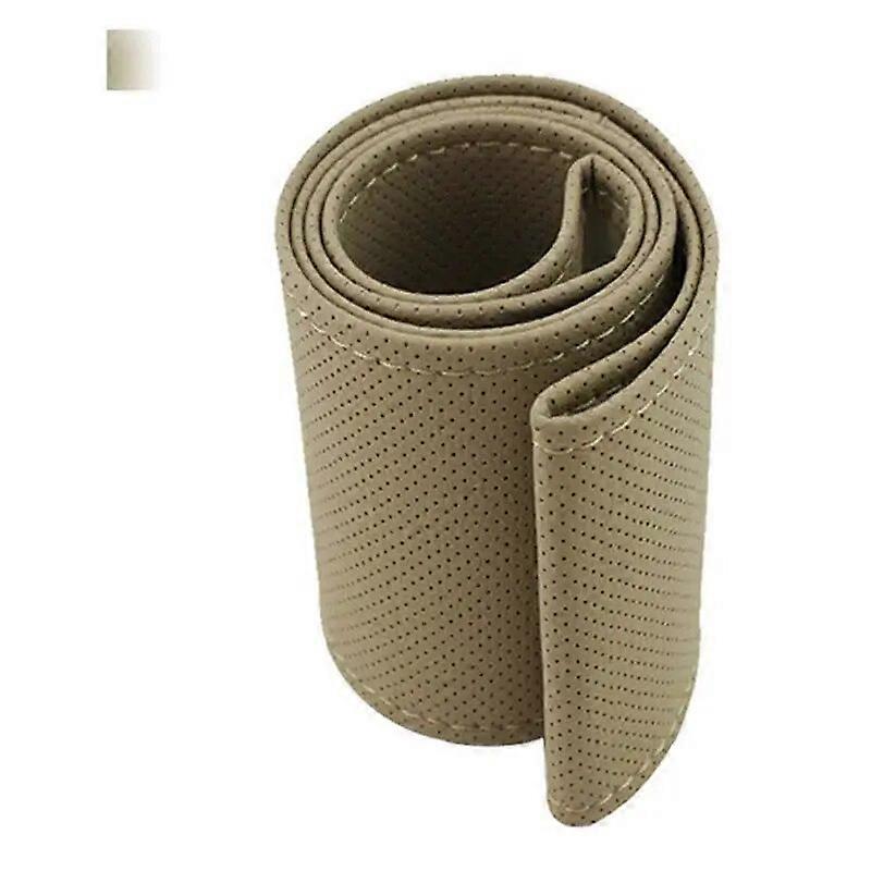 Steering Wheel Covers Universal DIY Soft Fiber Leather braid Car steering-wheel With Needles And Thread Interior accessories