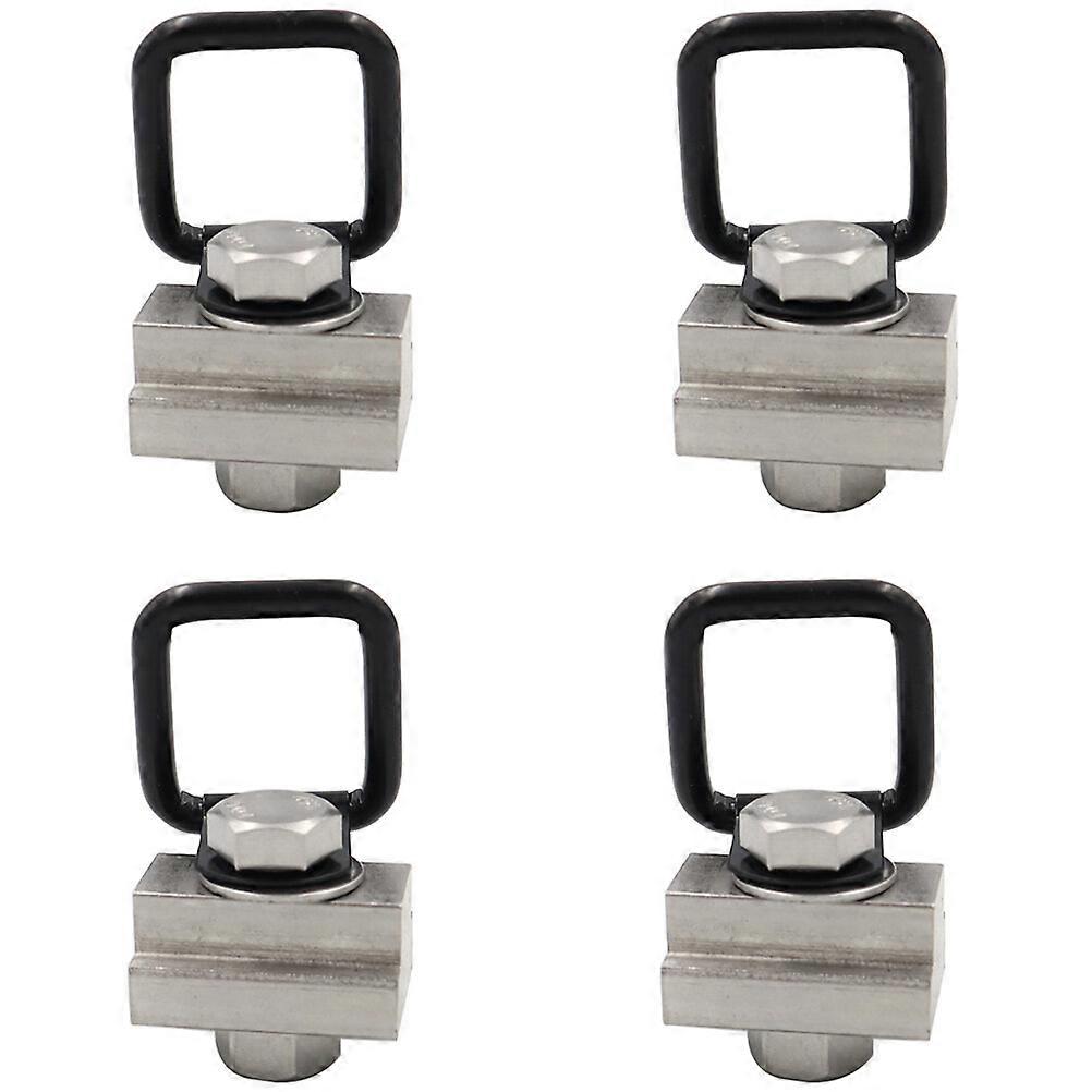 1 Set Bed Deck Rail Cleat Tie Down D-ring Trailer Hook Table Slot Hex Head Bolt