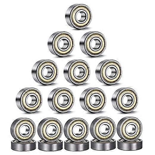 20pcs 8mm μικροί βαθείς skateboard ρουλεμάν ρουλεμάν αυλακιού
