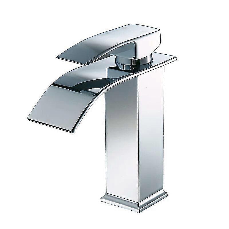 Lavatory faucet, copper valve body, waterfall faucet, washbasin, raised lavatory faucet