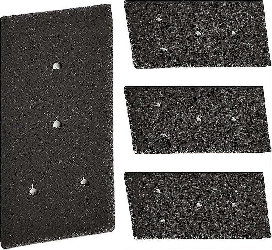 4 Pieces Sponge Filter for Whirlpool, Dryer Filter Mat 481010716911 23*11.5cm