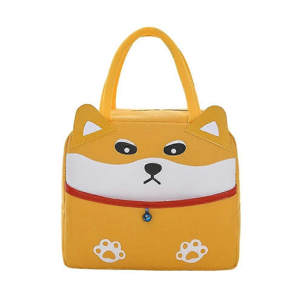 女の子のためのランチバッグかわいいアヒルのランチボックス断熱バッグ再利用可能なトートバッグホットまたはコールドワーク、ピクニック、トラベルピンクのアヒル