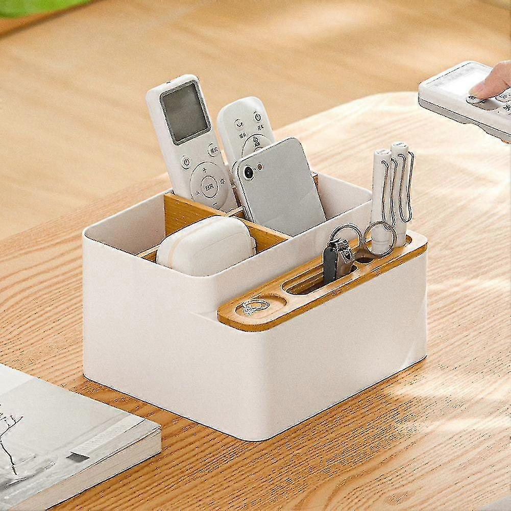 Wooden Storage Rack Desktop Storage Box Storage Box Tissue Box-b