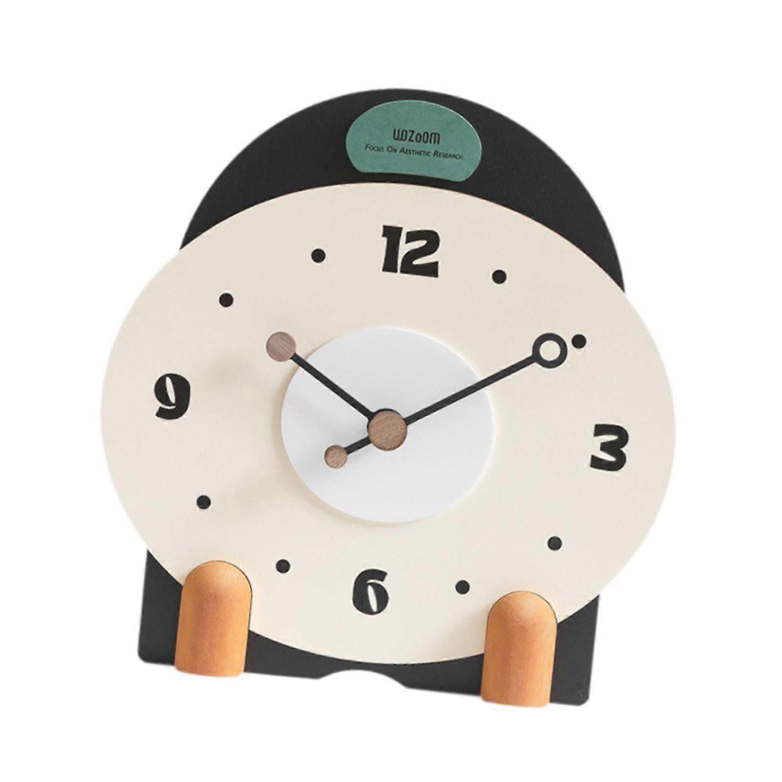 Schreibtisch Uhr Büro Analog Kinder Erwachsene Einweihung Abendessen Schlafzimmer Tischuhr Orange Grün