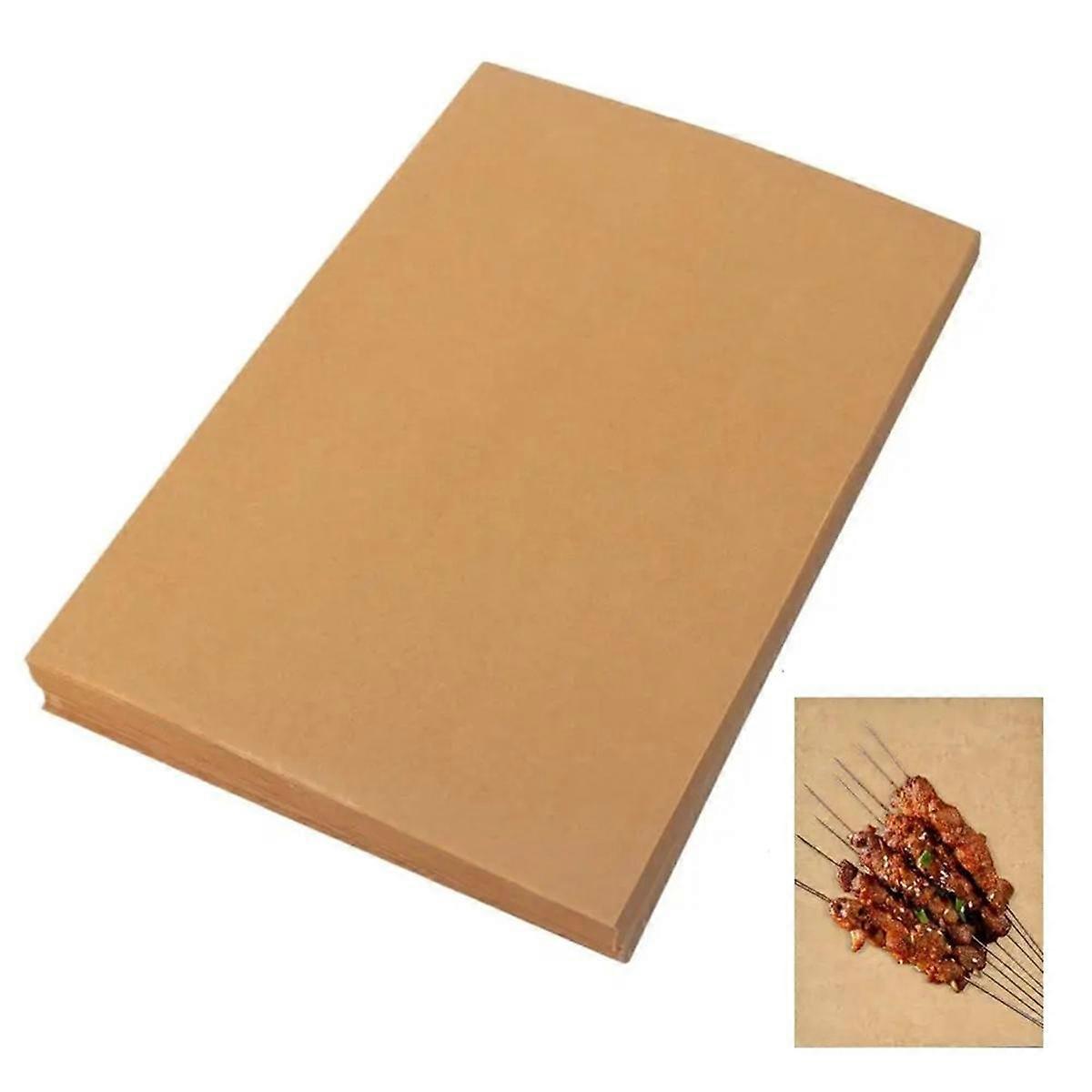 Parchment Paper Non-Stick Baking Sheets 100 Piece Pre-Cut Baking Parchment for Food Basket Air Frye