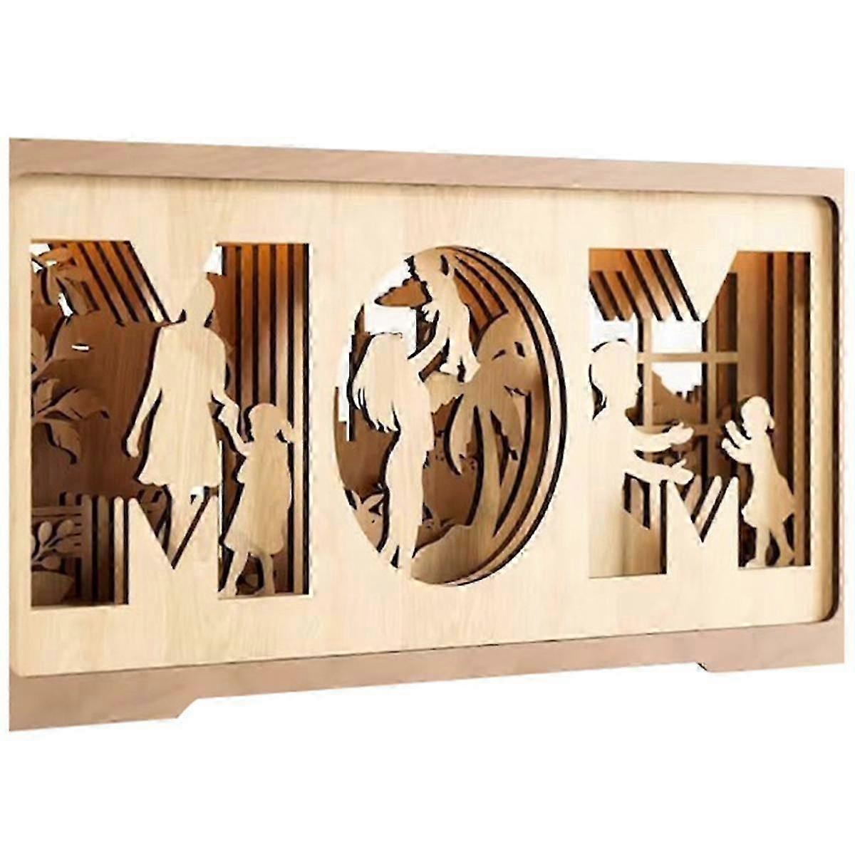 زخرفة هدية متعددة الطبقات للأم وابنتها - زينة عطلة المهرجان