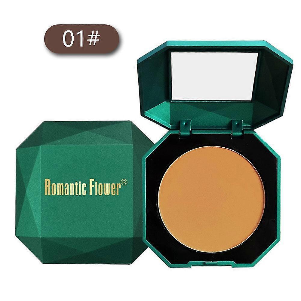 Poudre fixatrice visage Super Fine Dark double poudre Texture Huile Contrôle