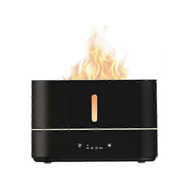 3d Simulation Flame Humidifier Desktop Diffuser 300ml Usb Humidifier 3-speed Spray Living Room Offi