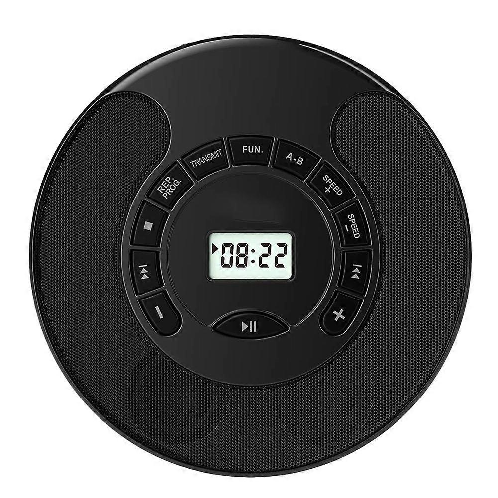 New Portable CD Player ,Dual Bluetooth Model,USB Player,Dual Stereo Speakers,A-B Repeat,AUX ,Play Speed Control Black