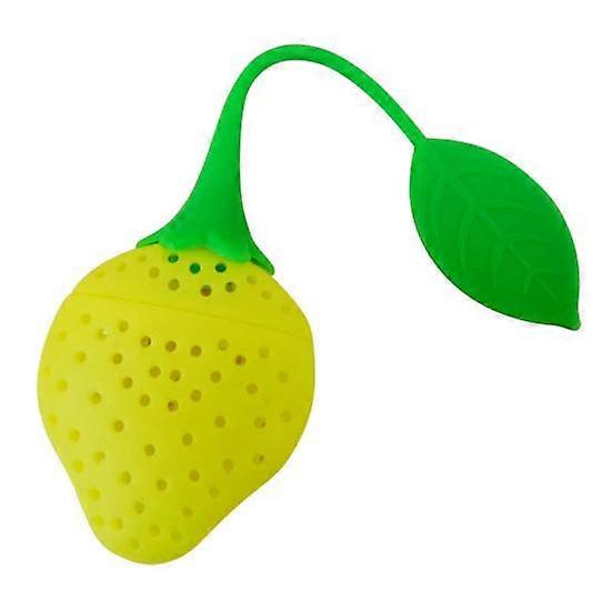Filtro da tè Limone sciolto a forma di filtro in silicone resistente al calore Infusore per tè in foglia per cucina