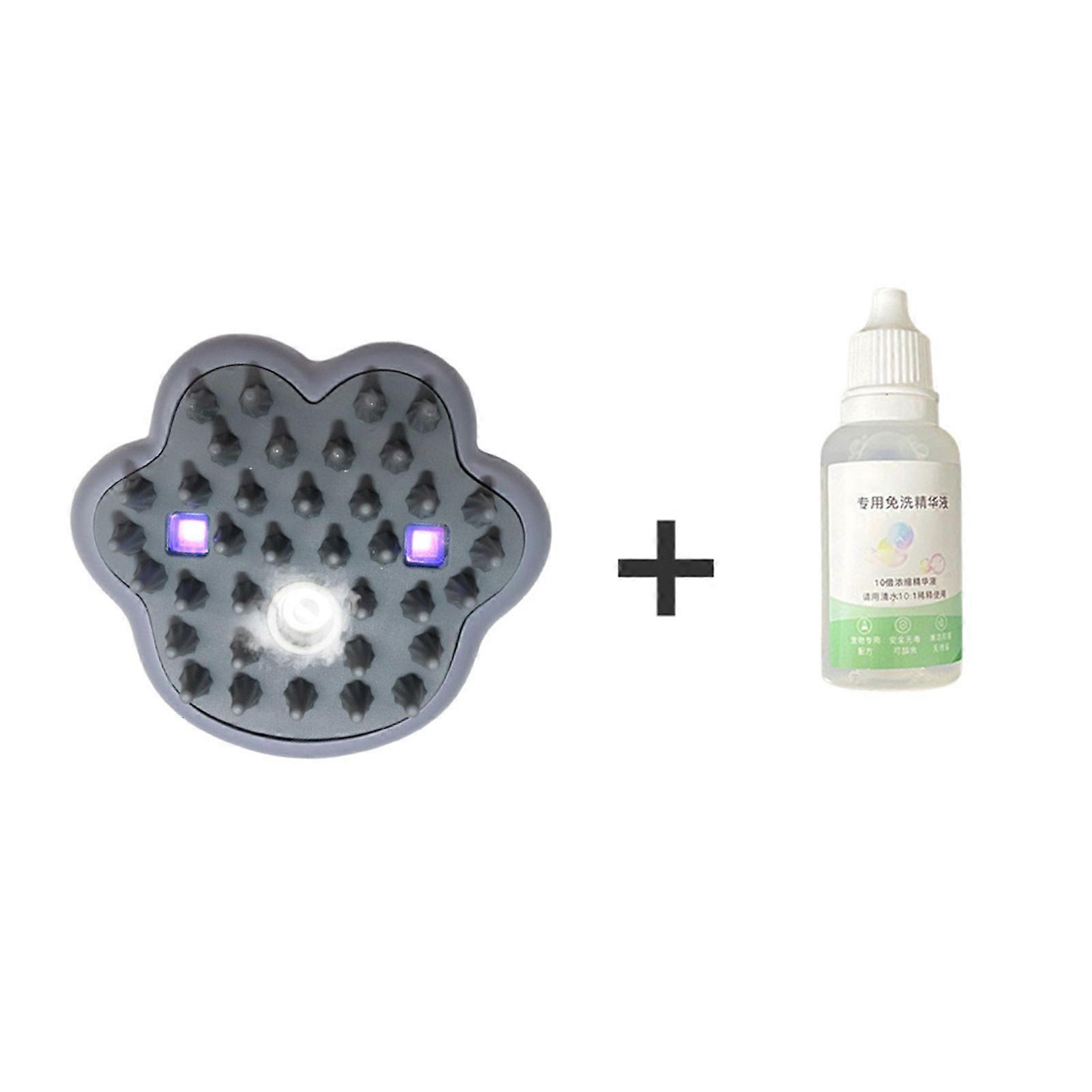 UV Sterilizing Dog & Cat Brush with Spray and Self-Cleaning Feature
