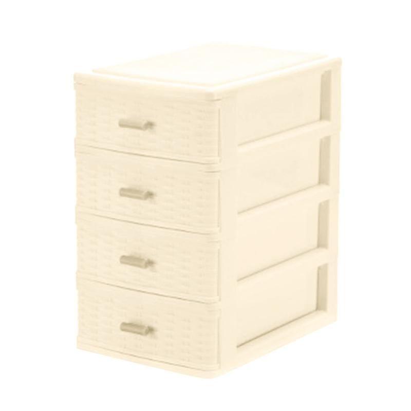Mini Multi-Layer Desktop Drawer Style Storage Box Plastic Cosmetics Jewelry Case JIKAIX
