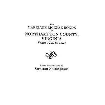 De huwelijksvergunningen van Northampton County, Virginia van 1706 tot 1854