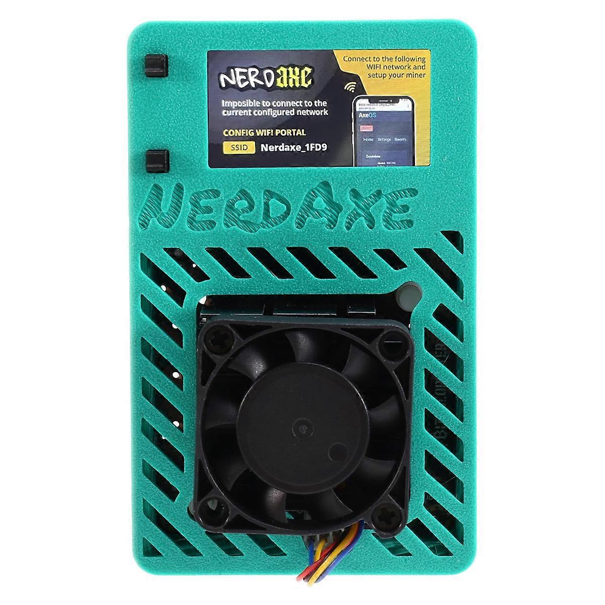 NerdAxe Bitaxe Miner 500Gh/S BM1366 ASIC Chip NerdMiner Lottery Mining Miner Solo Lottery BTC Miner