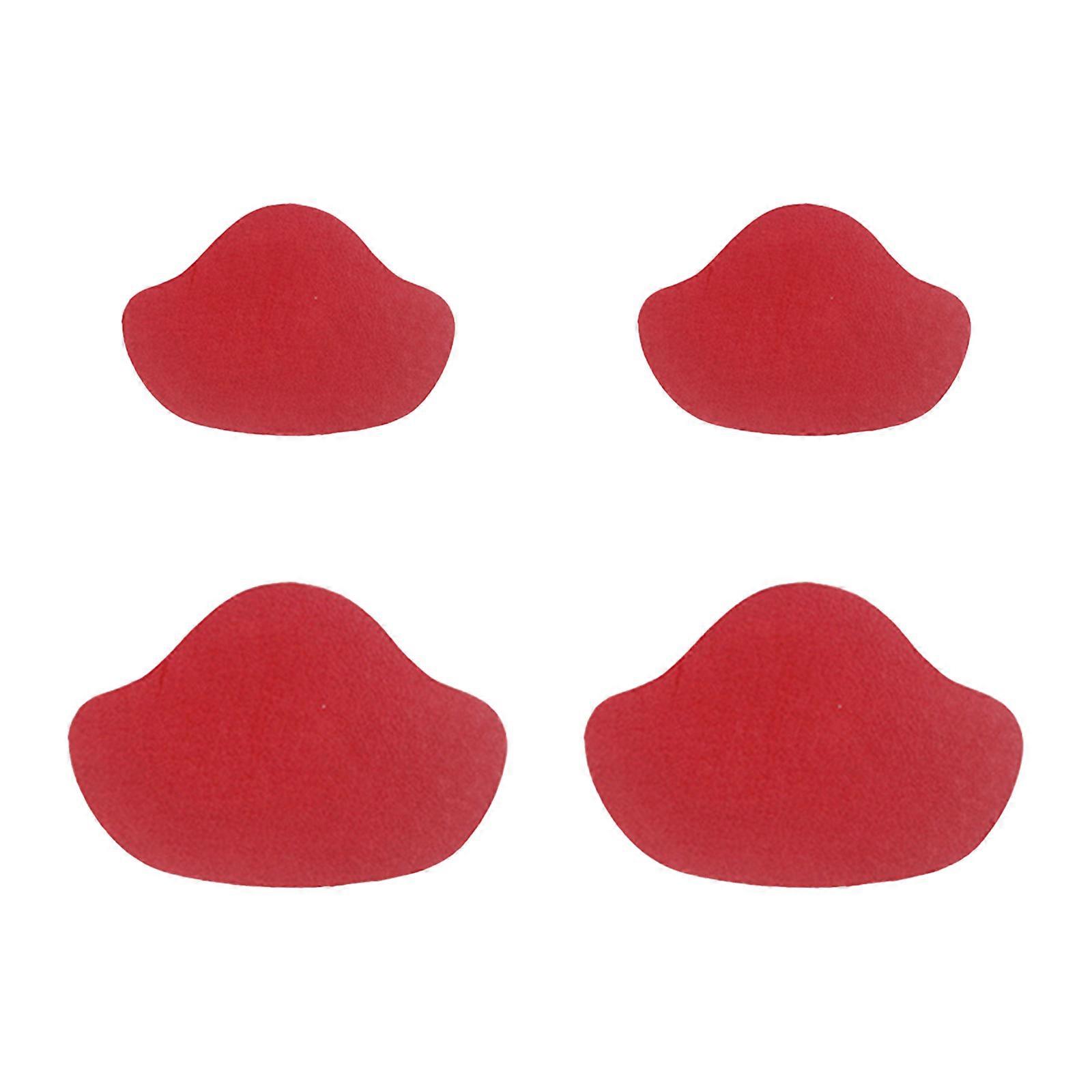 4pcs耐久耐摩耗性靴のかかと修理ステッカー自己接着