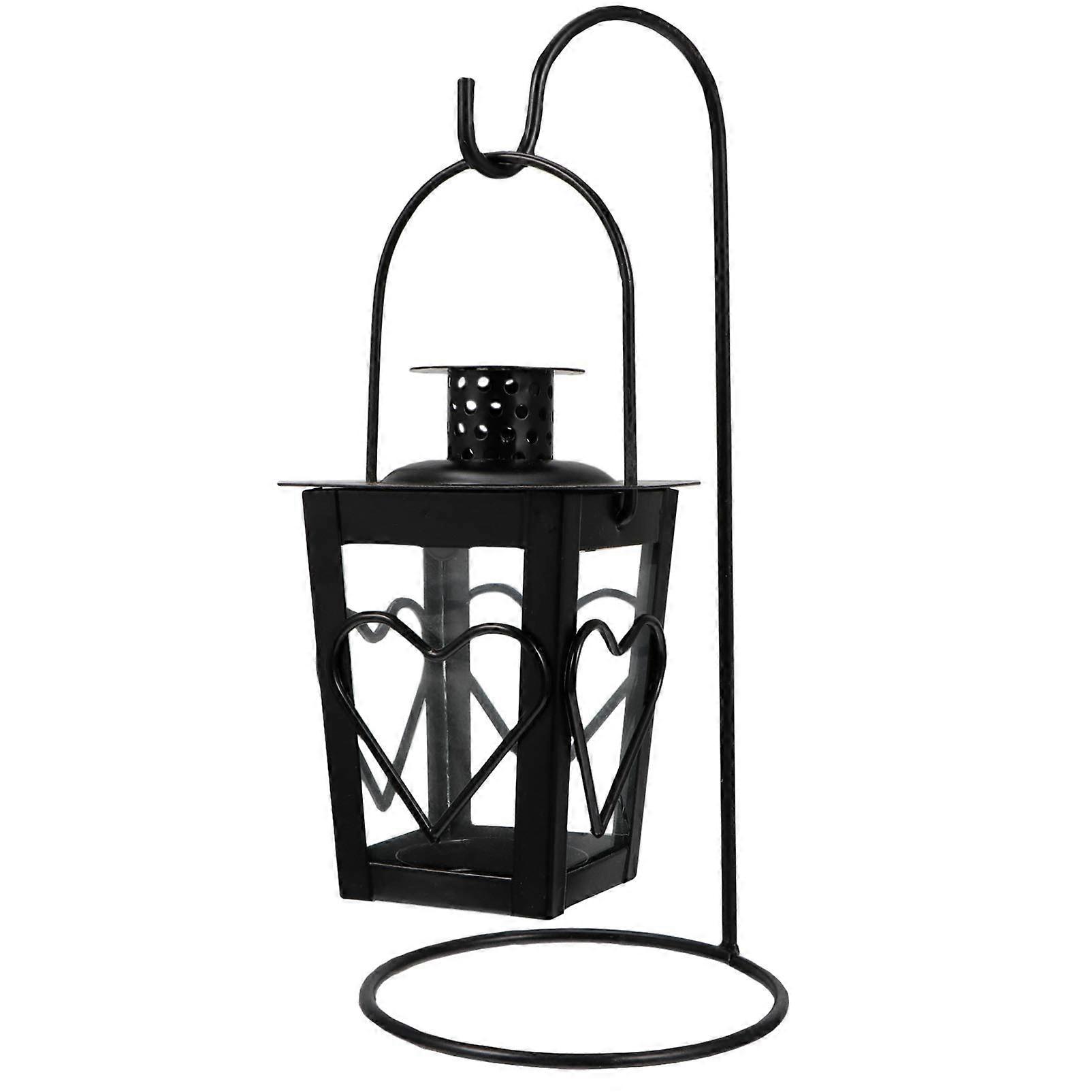 Wrought iron candle holder for table decoration