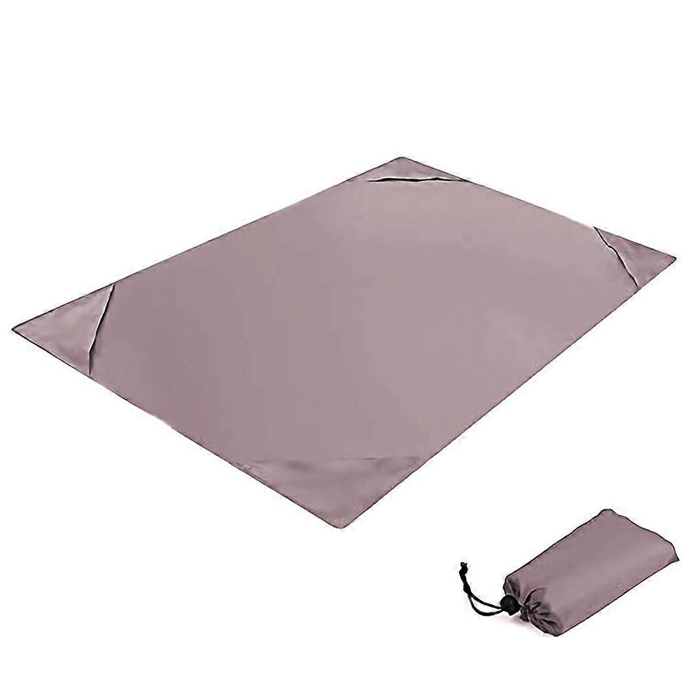 1*1.4m Lightweight Beach Mat Outdoor Camping Home Decor Rugs Foldable Picnic Blanket with Canvas Storage Bag
