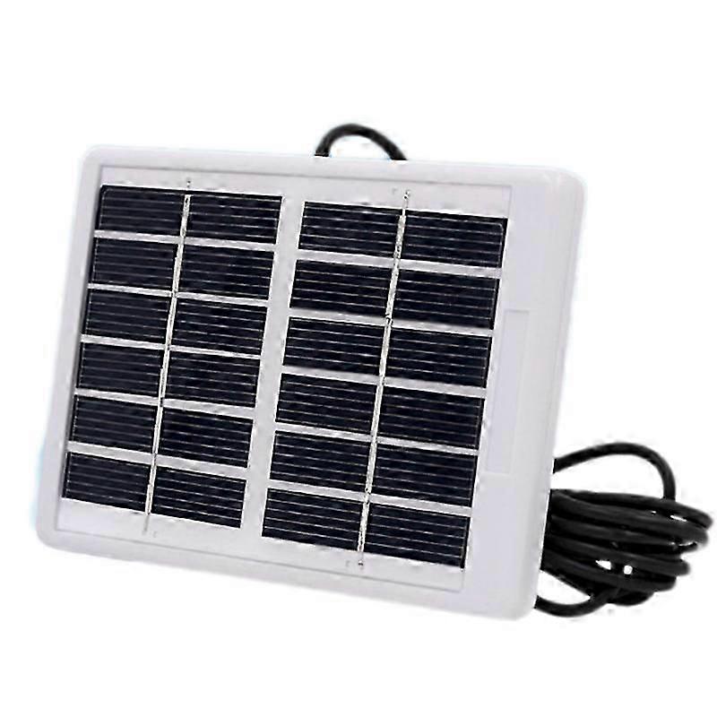 6V 1.2W Solarpanel Polykristallines Solarzellenmodul Durdable Wasserdichtes Ladegerät Notlicht C