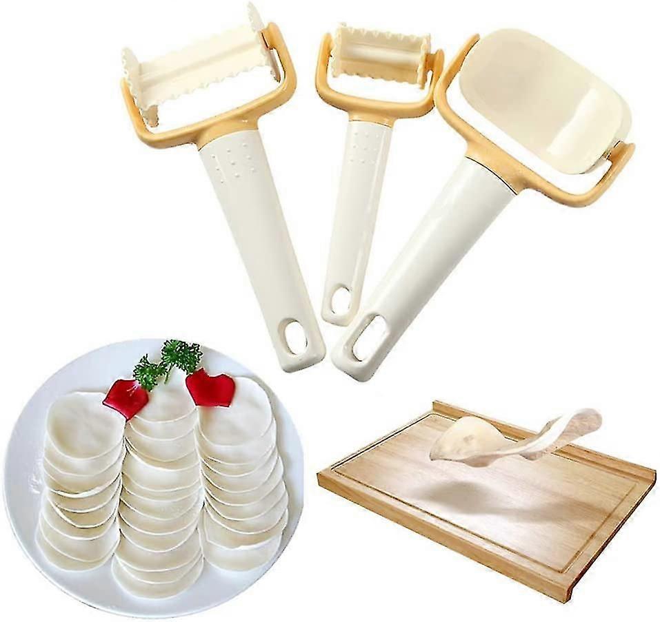 Teigschneider - Teigmesser 3er Set