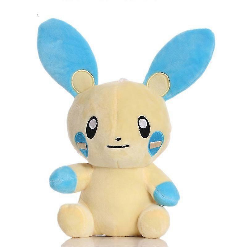 22cm Nuovo Takara Tomy Anime Plusle Minun Peluche Peluche Morbido Cartoon Animali Giocattoli Regali Per Bambini Bambini Minun ·