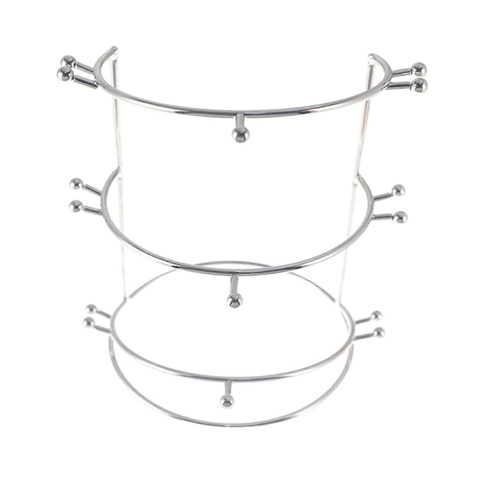 Hair Crown Stand 3 Layer Organizer Shelf for Bridal Shower Displaying Vanity