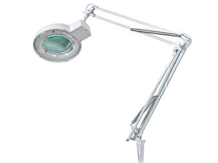 Lampe mit Lupe - Velleman - 22 W - Weiß - 8 Dioptrien Linse - Gelenkarm