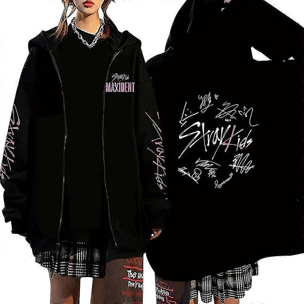 2023 Sweat Capuche Zipp Stray Kids Maxident Skzoo Sweats Capuche Pvd Vtements Chauds Pour Femmes Et Hommes Hiver 2022