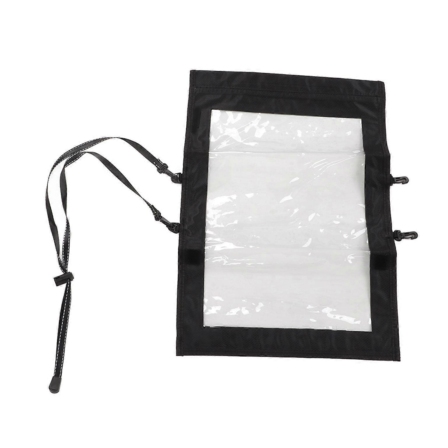 Waterproof Hiking Map Case - Transparent Pouch with 2 Extra Straps