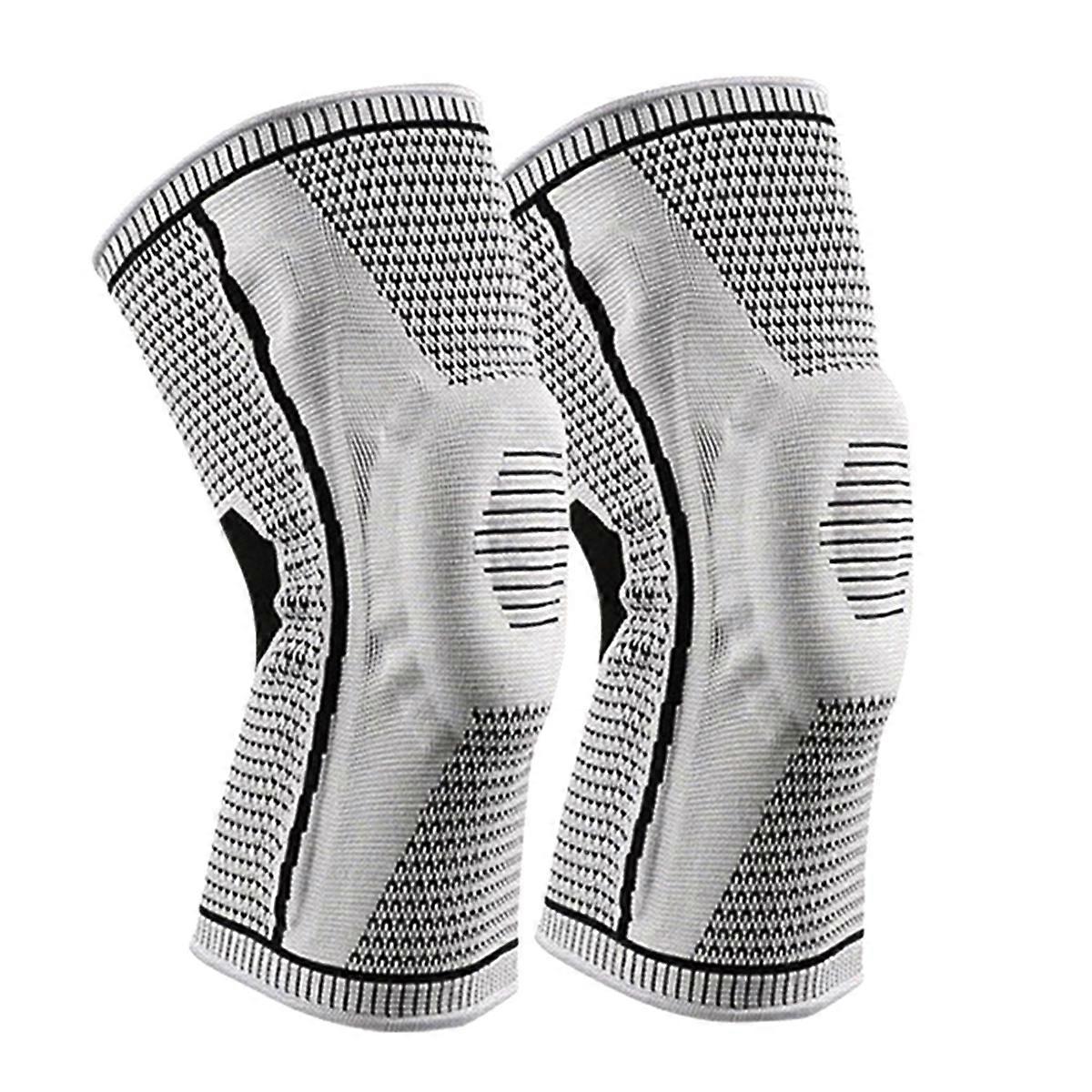 2PCS Knee Brace Support for Running Gym Compression XL