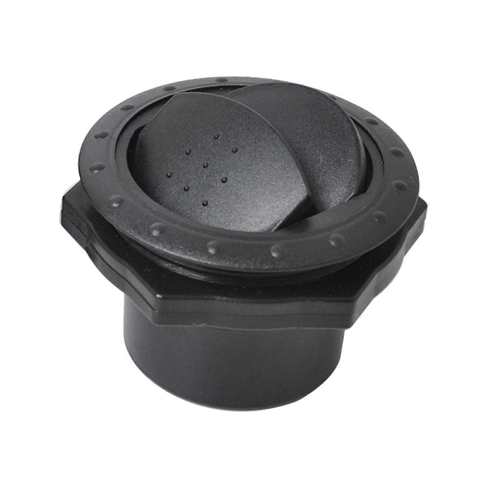 Camper-Caravan Yacht Car Dashboard Knob Type Rotation Universal Air Conditioning Outlet Vent Deflector for BusRV Durable Black