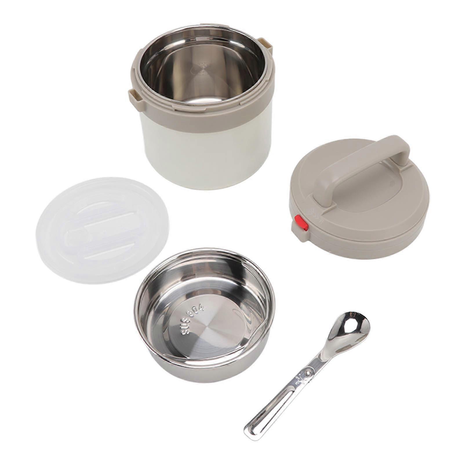 Lunch Food Box 3 Layers Leakage Proof Stackable Rectangular Portable Bento Box for Adults Students