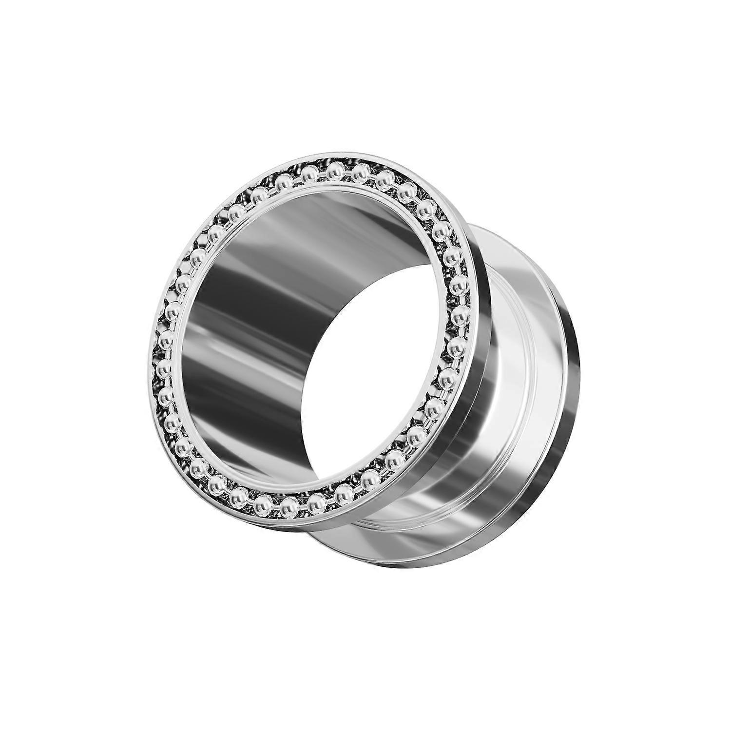 Steel Ball Edge Top Flesh Tunnel