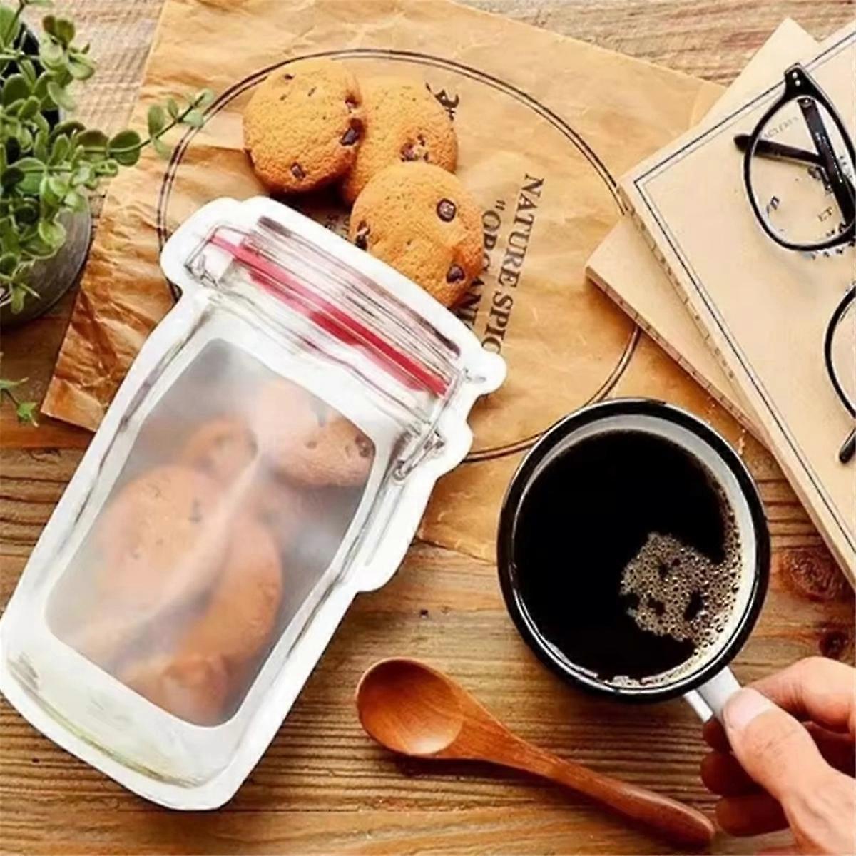 Reusable Bottle Bag Sealed Food Storage Bag Nuts Candy Cookie Bag
