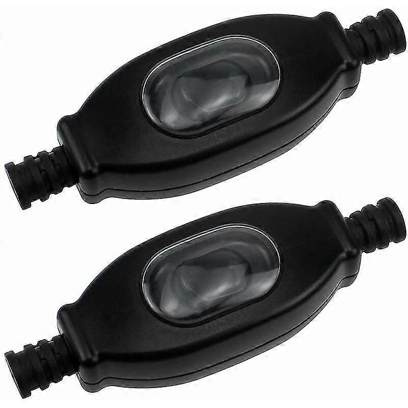Outdoor Junction Box Intermediate Switch Waterproof Switch Waterproof Junction Box Suitable For Outdoor Space Bedroom Lamp2 Pieces Black -