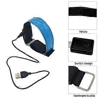 Waterproof Rechargeable LED Safety Bracelet for Night Running
